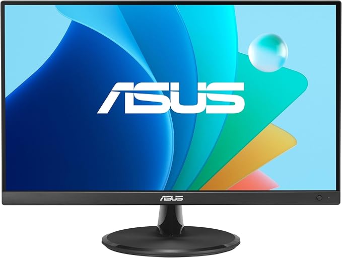 ASUS 22” Eye Care Monitor (VP229QF) – 100Hz IPS Full HD 99% sRGB Frameless Adaptive-Sync DisplayPort HDMI Low Blue Light Flicker Free Wall Mountable 3 yr Warranty