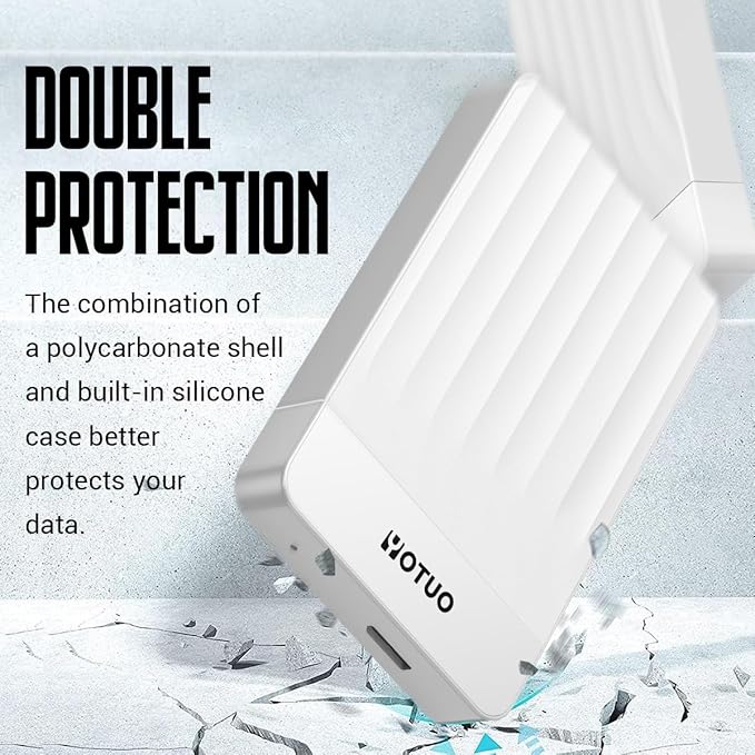 Portable External Hard Drive Storage Expansion Mobile HDD USB 3.0 for PC Mac Desktop Laptop PS4 PS5 Xbox One X/S Xbox 360 Xbox Series X/S Office &amp Game (White 750GB)