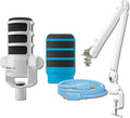 Rode PodMic USB White with Rode PSA1+ White Bundles (Blue Bundle)