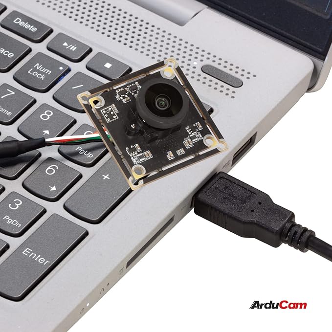 Arducam 12MP USB Camera Module 4K@15fps Lightburn Camera with M12 Manual Focus Lens for Raspberry Pi Windows and Mac OS