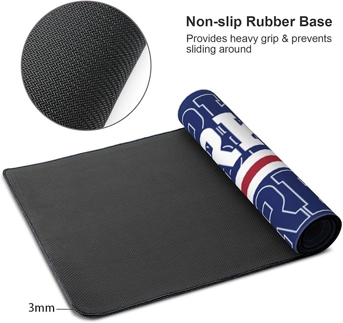 ANTKING New York Mouse Pad Custom Name and Number Desk Pad for Men Women Youth Gifts