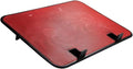 Compatible for 14 Notebook Cooling Pad 5V Dual Fan USB External Slim Stand Silent Metal Panel High Speed(Red)