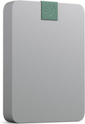 Seagate Ultra Touch HDD 5TB External Hard Drive - 15mm Pebble Grey Post-Consumer Recycled Material (STMA5000400) (Renewed)
