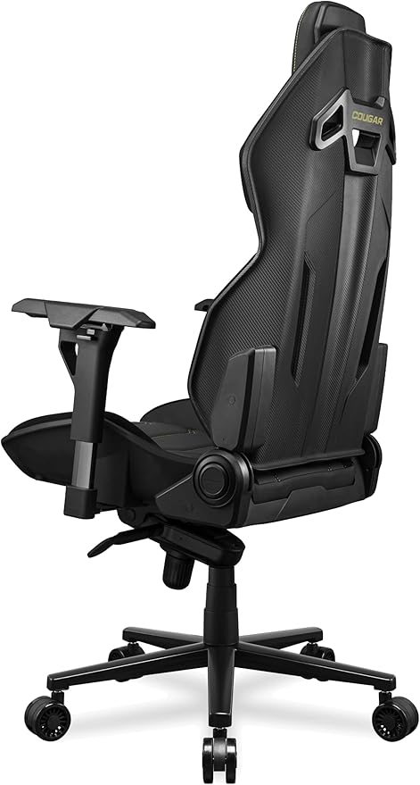 COUGAR Hotrod Royal Gaming Chair Multi-Zone Backrest External FRP Shell for Optimum Support Premium Hyper-Dura Leatherette 4D Armrest and Class 4 Gas Cylinder