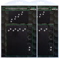 Mouse Pad Adhesive Bottom - Sticks to Any Surface - Portable - Webcam Covers Included (2 Pack - Dog PAW)