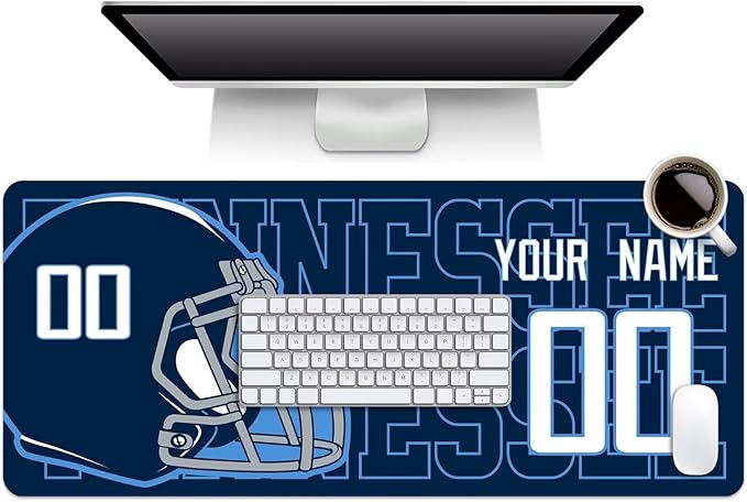ANTKING Tennessee Mouse Pad for Men Women Youth Gifts Custom Name and Number Desk Pad
