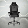 Gaming Chair Fabric - Comfortable PC Chair with Lumbar Support &amp Adjustable Arms
