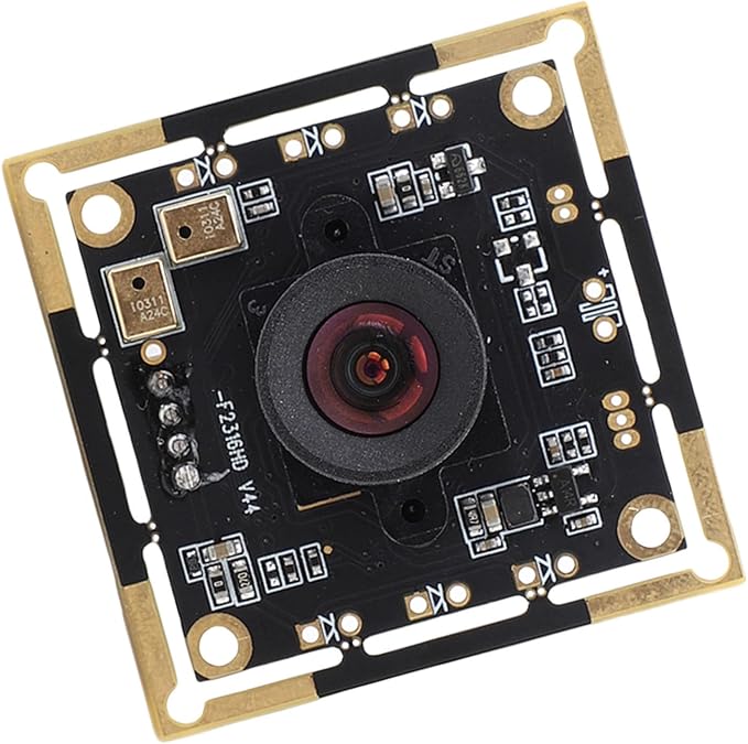 AYNEFY USB Camera Module HD 2MP Manual Focusing Camera with 100 Degree Wide Angle and Dual Microphones for Computer and Laptop Applications