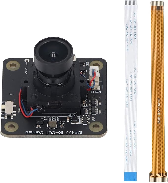 IMX477 Camera Module 12.3MP 4056x3040 Sensor for RP 5 4B 3B 0 Pico with 90° FOV Backlight Imaging AI Applications