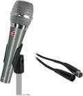 Audiosavings Bundle: Se Electronics V7 VE Vintage Edition Supercardioid Dynamic Handheld Microphone Bundle with Rockville RCXFM20E-B 20 Foot Female to Male XLR Mic Cable Black 100% Copper (2 Items)
