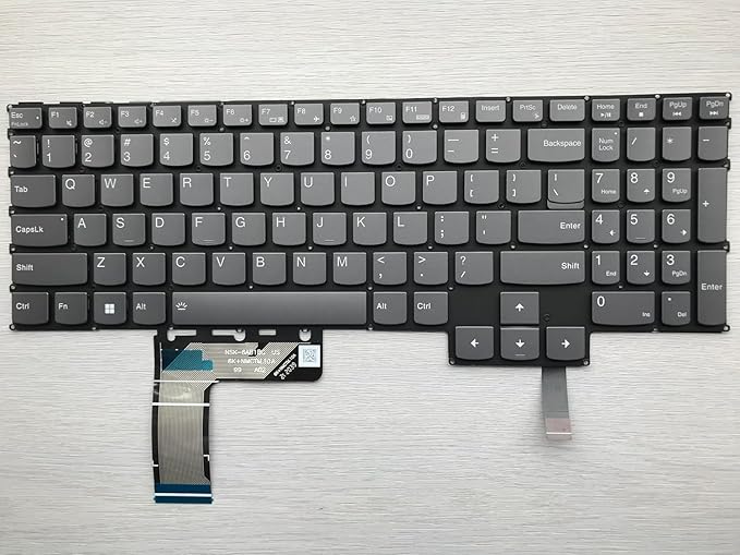 100% New New for Lenovo IdeaPad Gaming 3 16ARH7 82SC Gaming 4zone RGB Backlit Storm Grey - English (US)