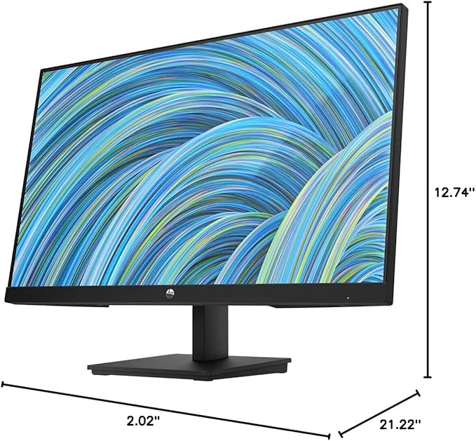 HP 24 Series 3 Pro 24 FHD Computer Monitor (1920x1080) 100Hz Anti-Glare Display HDMI VESA Mount Black with Dockztorm Dock