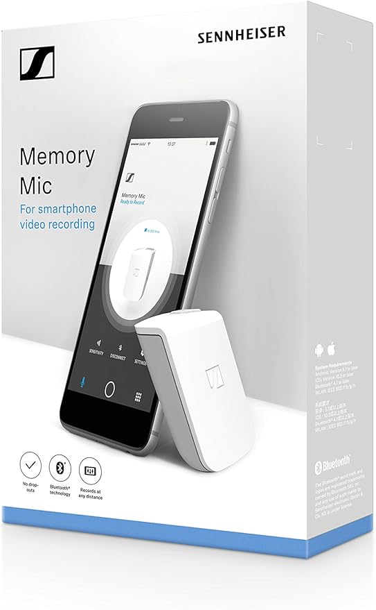 Sennheiser Memory Mic (Condenser microphone for Smartphone)