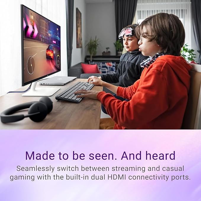 Dell S24 inch Monitor LED FHD - 100Hz Refresh Rate 15001 Contrast Ratio AMD FreeSync - VESA 3H Hardness Anti-Glare 2 x HDMI Ash White