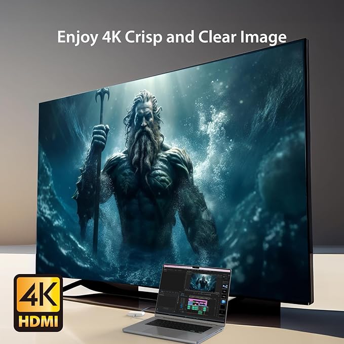 j5create USB-C to HDMI &amp USB Type-A with Power Delivery(Eco-Friendly) with 4K HDMI USB-A 5Gbps PD 100W Charging | Compatible with MacBook ProChromebookHP Samsung and more Type-C Devices(JCA37