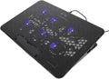 Tofficu Laptop Cooling Pad Adjustable Fans Ultra-Quiet Laptop Air Cooler Efficient Heat Dissipation and USB Port for Easy Connectivity