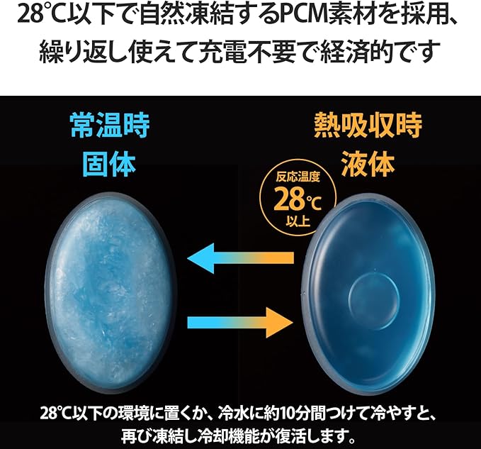 Elecom P-SMPT02BUW Smartphone Cooling Pad Instant Cooling by Sticking Peel and Stick PCM Material Large 2 Pieces Heat Absorption Up to 17.6 °F (7.6 °C) Lasts 90 Minutes Reusable (Cools