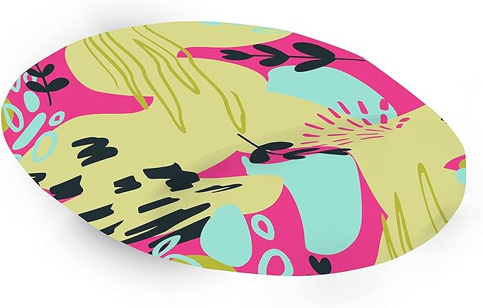 Ergonomic Mouse Pad with Wrist Rest Digital Printed Mouse Mat for Tendon Sheath Problems Non-Slip Base for Office and Home Size: 20 x 23 cm