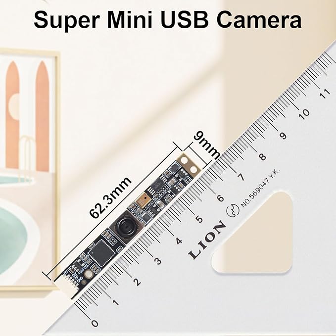 USB Camera 16MP Autofocus USB Webcam Module with Microphone 100 Degree No Distortion Lens 4K Industrial PC Lightburn Plug and Play for Windows Linux Laptop Jetson Nano OpenCV