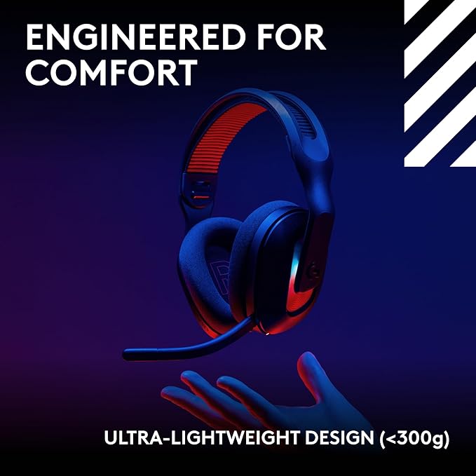 Logitech G Astro A20 X Lightspeed Wireless Gaming Headset for PS5 Xbox Nintendo Switch/Switch 2 PC with 2-System PLAYSYNC Audio Bluetooth LIGHTSYNC RGB and 48 kHz Boom Mic - Black
