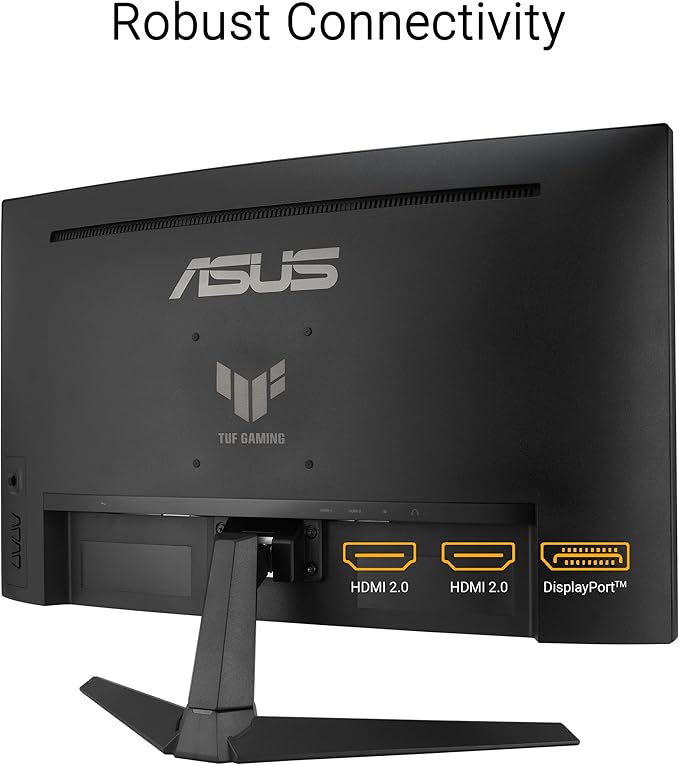 ASUS TUF Gaming 27” 1080P Curved Monitor (VG27VQM1B) – Full HD 1500R 280Hz 1ms Extreme Low Motion Blur FreeSync Premium Shadow Boost Eye Care 90% DCI-P3 (Renewed)