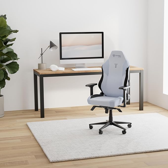 Secretlab Titan Evo Frost Blue Gaming Chair - Reclining Ergonomic &amp Heavy Duty Computer Chair with 4D Armrests Magnetic Head Pillow &amp Lumbar Support - Big and Tall Up to 395 lbs - Blue - Fab
