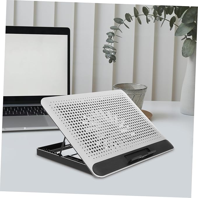TEHAUX Best Cooling Pad Aluminum Alloy Notebook Cooler for Gaming Cooler Quiet Fan Cooling Stand