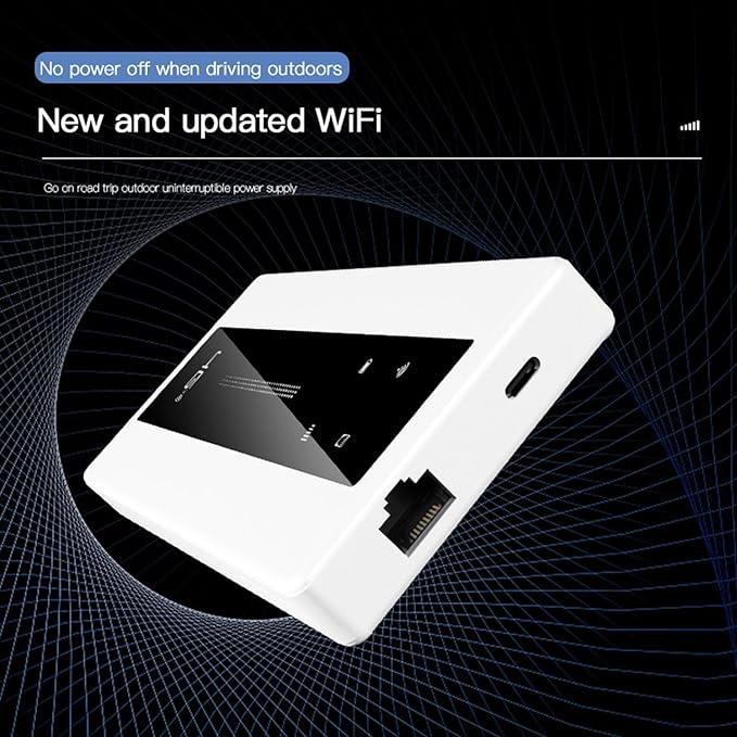 GOWENIC 4G LTE WiFi Mobile WiFi Router 150Mbps Portable Hotspot Device with SIM Card Slot for Travel and Daily Asia Africa Europe Up to 10 Users
