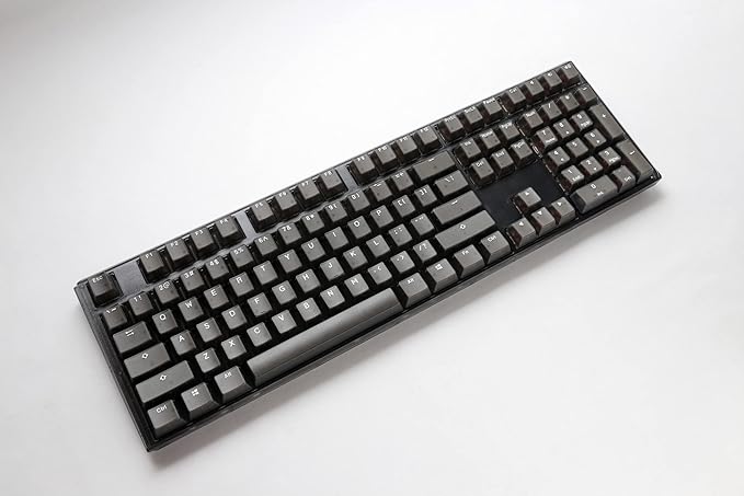 Ducky One 3 Aura Clear Black Hotswap RGB Double Shot PBT Mechanical Keyboard Cherry MX Brown