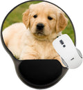 MSD Mousepad Wrist Rest Protected Mouse Pads Mat with Wrist Support IMAGE ID: 4795791 Golden retriever puppy