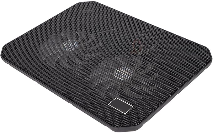 KIMISS Ergonomic Gaming Laptop Cooling Pad with Fans USB Ports Fast Heat Dissipation for Laptops Under 17in - Silent Laptop Cooler