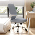 Office Chair Gaming Chair Computer Chair Ergonomic Computer ChairFabric Office Chair Upholstered Adjustable Desk Chair with Flip-up Armrestfor Work or Gamer at HomeModern Executive Chair