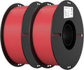 Creality PLA Filament 1.75mm PLA 3D Printer Filament 2kg Cardboard Spool (4.4lbs) Dimensional Accuracy +/- 0.02mm Fit Most FDM Printer (Red &amp Red 2-Pack)