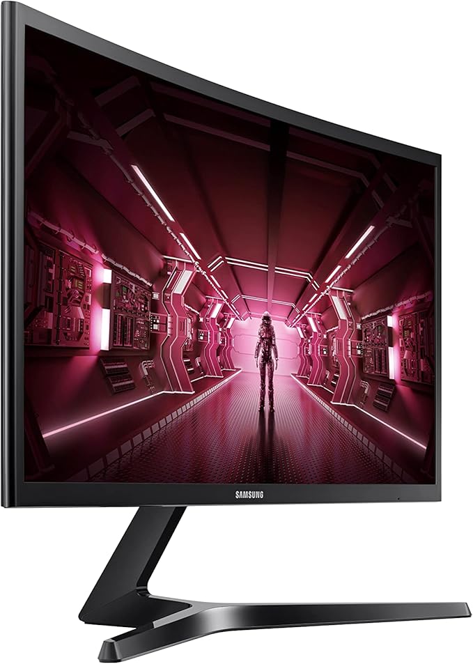 SAMSUNG 24-Inch CRG5 144Hz Curved Gaming Monitor (LC24RG50FQNXZA) â€“ Computer Monitor 1920 x 1080p Resolution 4ms Response FreeSync Game Mode HDMI