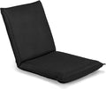 S AFSTAR Adjustable Floor Chair Cushioned Lounger Recliner with 6-Position Comfortable Back Support &amp Thick Padded Lazy Sofa Floor Gaming Chair Floor Seat for Gaming Reading Meditation (Black)