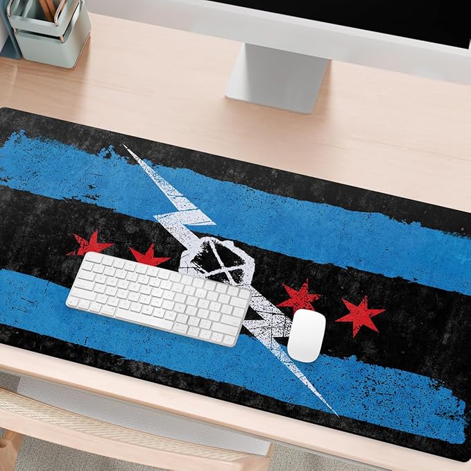 Head Case Designs Officially Licensed WWE Return CM Punk 37.4 x 15.75 x 0.16 inches (900 x 400 mm) - XL Gaming Office Desk PC Keyboard Mouse Mat Pad
