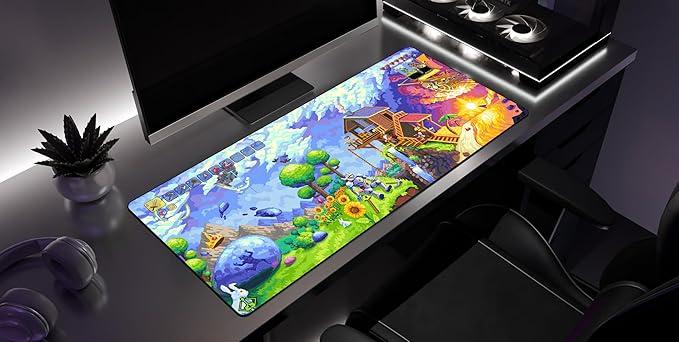 Terraria - Beginnings Gaming Desk Mat – Large Extended Mouse &amp Keyboard Pad