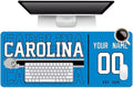 ANTKING Carolina Mouse Pad Custom Name and Number Desk Pad for Men Women Youth Gifts