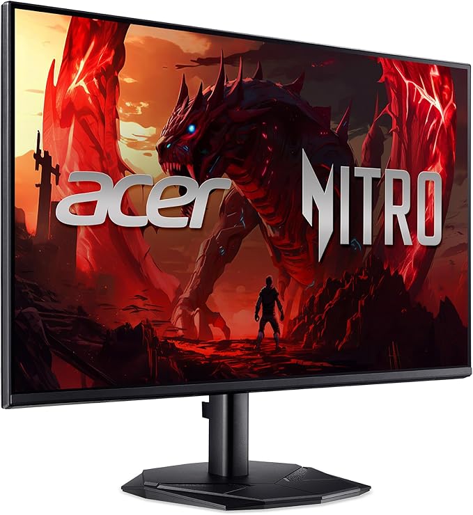 Acer Nitro 23.8” Gaming Monitor | Full HD 1920 x 1080 | IPS | ZeroFrame | AMD FreeSync | 144Hz Refresh Rate | 1ms (VRB) | sRGB 99% | 1 x Display Port 1.2 and 1 x HDMI 1.4 | KG241Y P6bip
