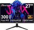 27inch Gaming Computer Monitor2K(QHD 2560x1440) 300Hz Monitor Fast IPS 1ms Response Time FreeSync&ampG-Sync Anti-Blue Light Ultra Slim 100% sRGB DP*2 &amp HDMI*2 Ports VESA Mount(G27X Ultra)