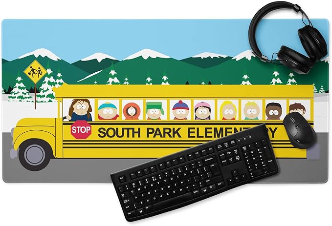 South Park Bus Stop Gaming Mat - 36 x 18 - Officially Licensed