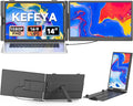 KEFEYA Laptop Screen Extender 14 FHD 1080P IPS Laptop Monitor Extender Portable Monitor for Laptops 13-17 with USB-C/HDMI Port Plug n Play for Windows/Mac/Android/Switch/PS5