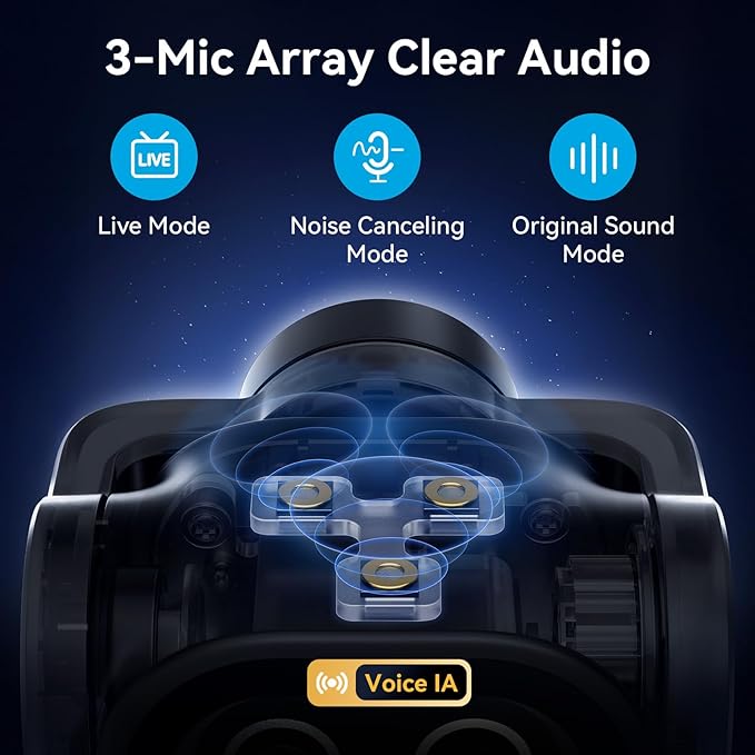 EMEET PIXY Dual-Camera AI-Powered PTZ Camera 4K AI Tracking PDAF&ampAI Autofocus 0.2s 1/2.55'' Sony Sensor 3 Mics Presets Gesture Control 4K Webcam for Streaming and OBS/Twitch/Switch 2 Compat