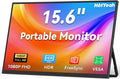 HotYeah Portable Monitor 15.6-in 1080P FHD Laptop Monitor USB-C HDMI External Computer Display HDR FreeSync IPS w/Kickstand &amp Speaker 2nd Screen for Laptop PC Mac Phone Tablet Switch PS5 Xbox