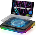Cooling Pad for Acer Nitro 5 AN515-58 AN517-42 Gaming Laptop Cooler with Powerful Turbo Cooling Fan Can Fast Cooling CPU+GPU 40°CVariable Speed6 RGB Light 3 USB-A