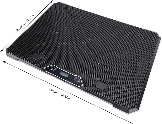 Gaming Laptop Cooling Pad Powerful 10 Fans Speed RGB Lights for 12-19 Inch Laptop ABS Aluminum Alloy Material (13 Fans)