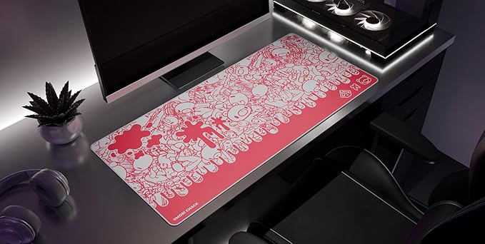 Best Frenemies - Gloomy Bear Gaming Desk Mat – Large Extended Mouse &amp Keyboard Pad