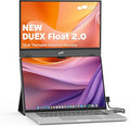 New Mobile Pixels Duex Float 2 Portable Stacked Monitor FHD IPS 15.6 Laptop Screen Extender (Built-in Kickstand) USB C/HDMI Monitor Extender with Dual Speakers Windows MacOS Switch Android