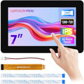 Waveshare 7 DSI Capacitive Touch Display Compatible with Raspberry Pi 5/4B/3B+/3A+ Supports ESP32-P4 RK3506 RK3576 1280x720 IPS Optical Bonding Toughened Glass 10-Point Touch Anti-Fingerprint