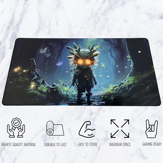 XXL Gaming Mouse Pad - Extra Large Extended Non Slip Mouse Pad - Keyboard and Mouse Desk Pad for Home Office and Study 31.5 x 15.7 in
